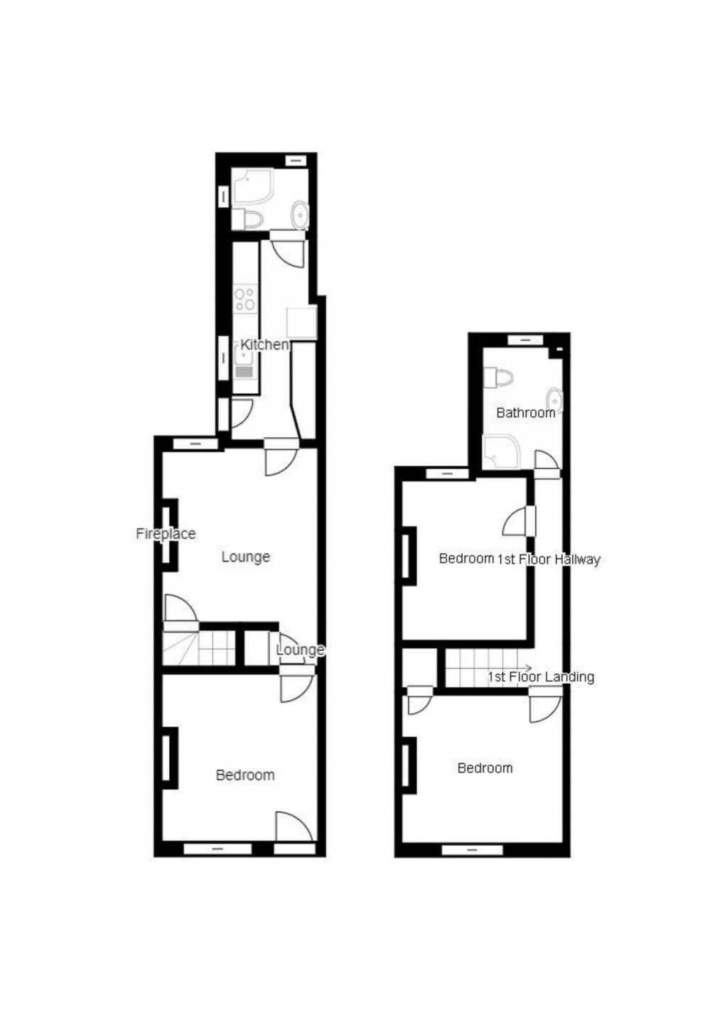 Floorplan for Churchill Street, Evington, LE2 1FH