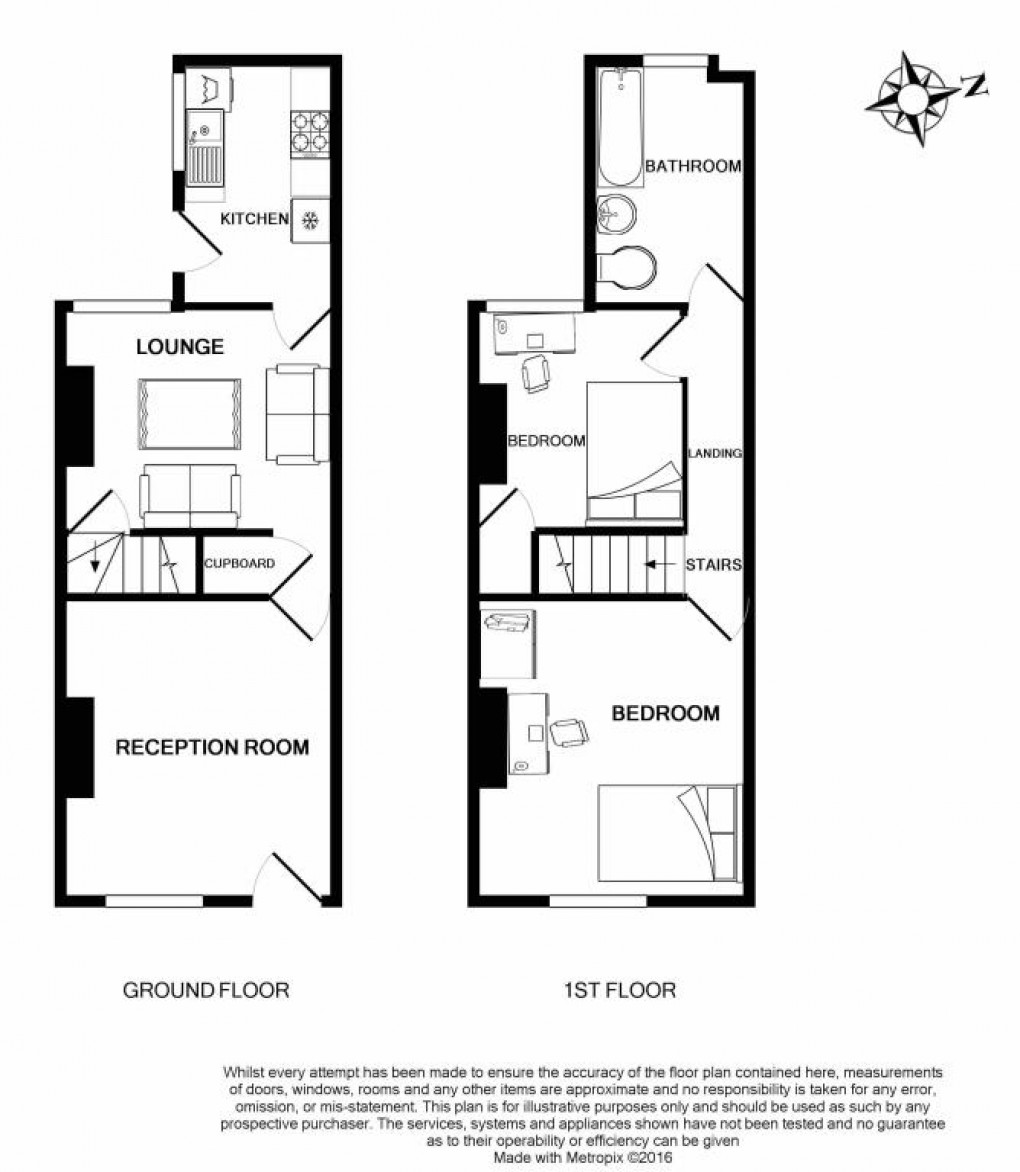 Floorplan for Connaught St, Evington, LE2 1FJ