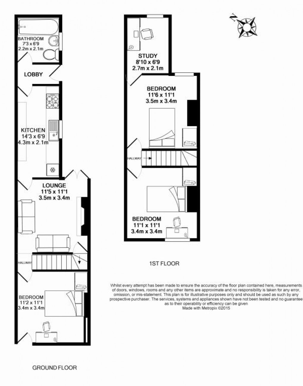 Floorplan for Oxford Road, Clarendon Park, LE2 1TN