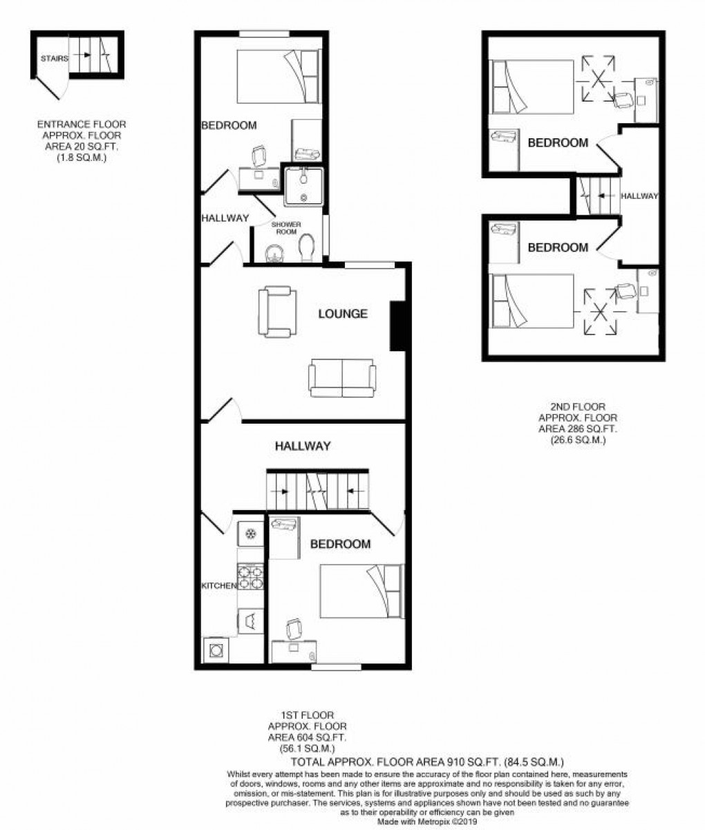 Floorplan for Tennyson Street, LE2 1HS