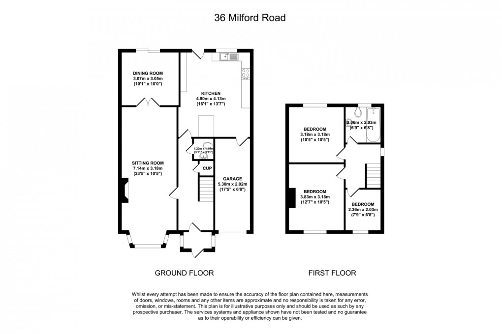 Floorplan for Milford Road, Knighton, LE2 3FG